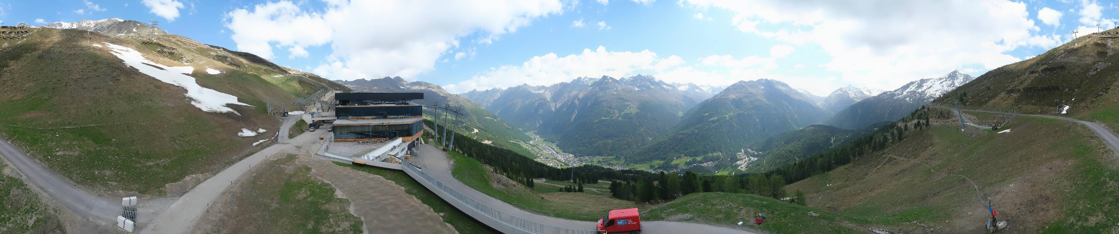 Archiv Foto Webcam Mittelstation Gaislachkogel