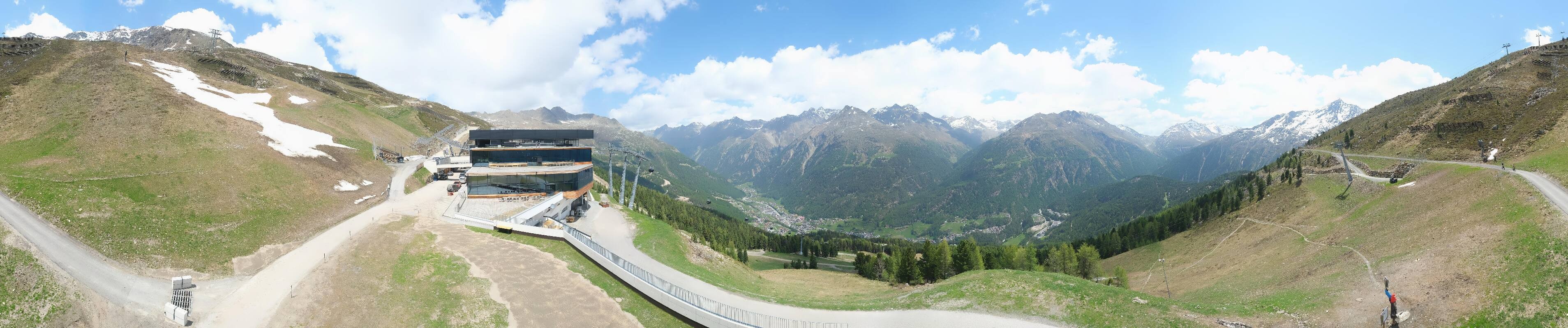 Archiv Foto Webcam Mittelstation Gaislachkogel