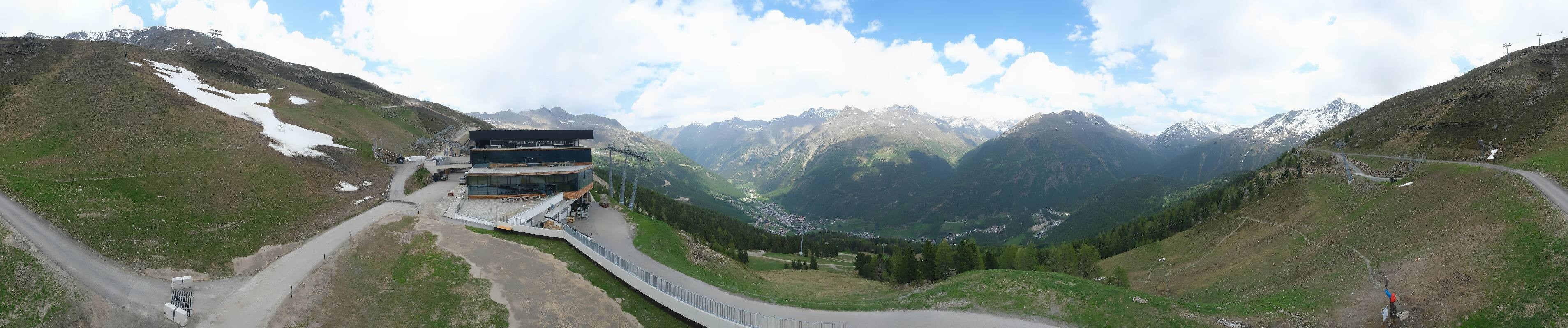 Archiv Foto Webcam Mittelstation Gaislachkogel