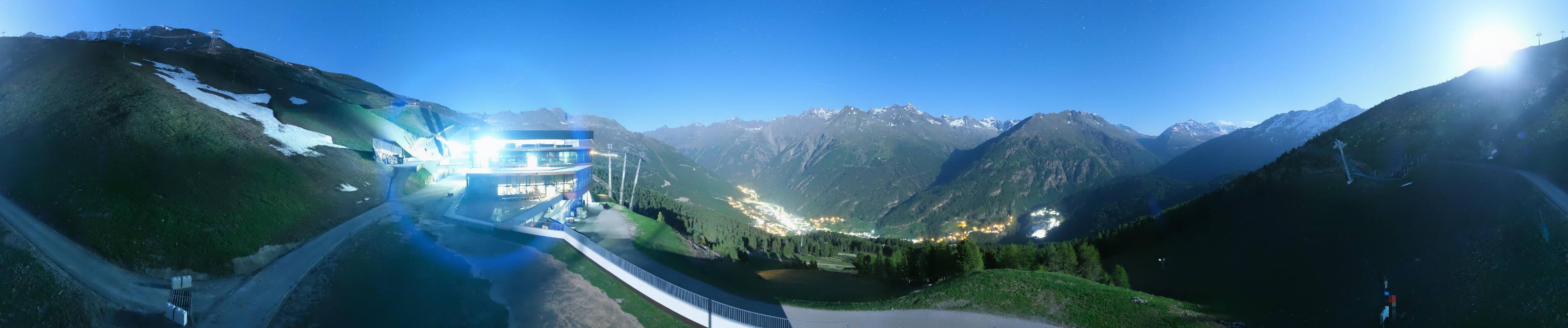 Archiv Foto Webcam Mittelstation Gaislachkogel