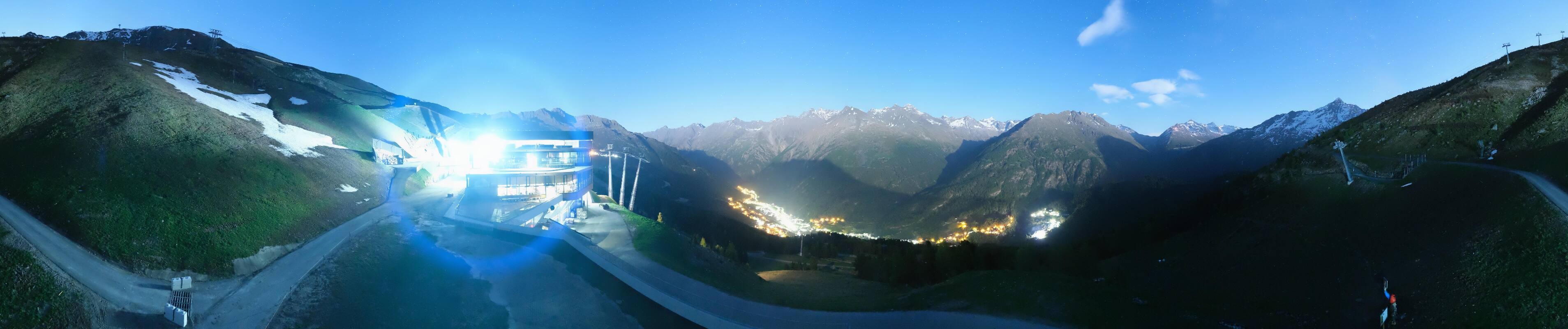 Archiv Foto Webcam Mittelstation Gaislachkogel