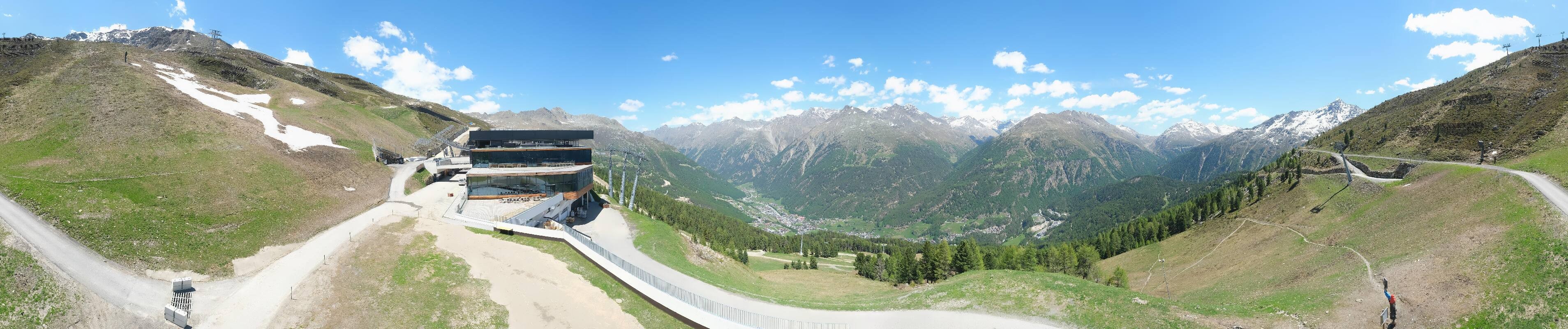 Archiv Foto Webcam Mittelstation Gaislachkogel