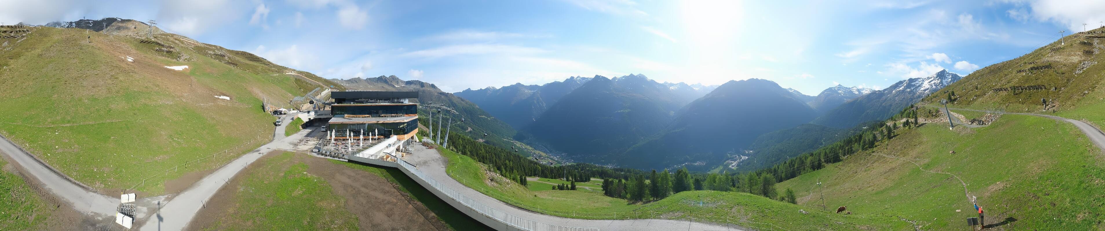 Archiv Foto Webcam Mittelstation Gaislachkogel