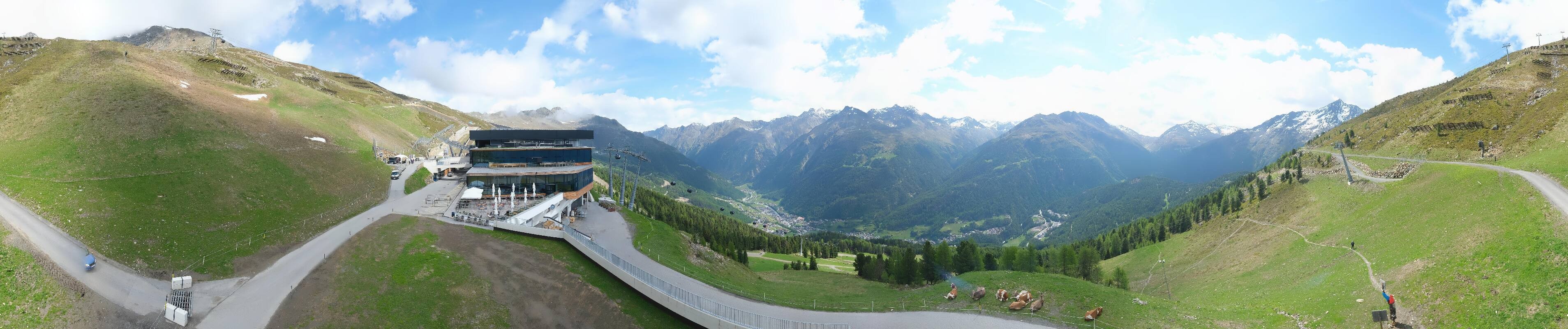 Archiv Foto Webcam Mittelstation Gaislachkogel