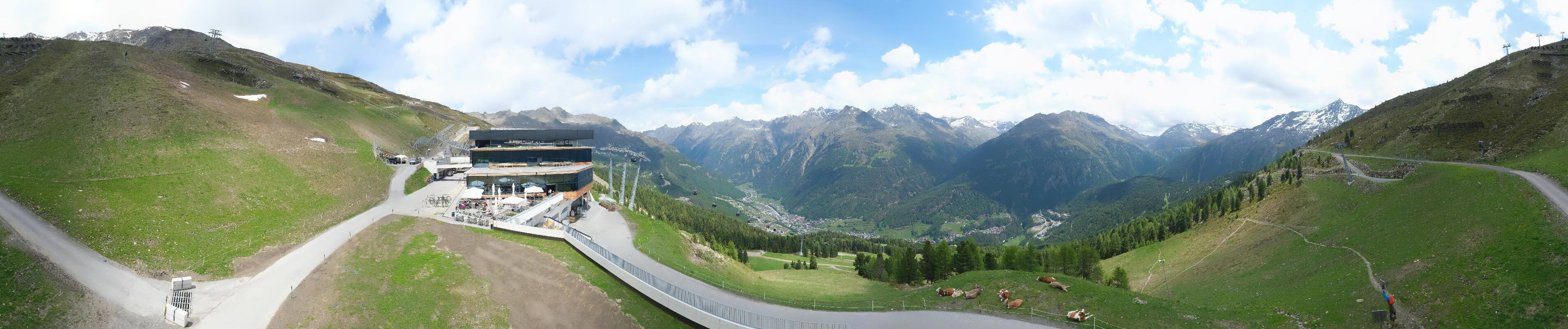 Archiv Foto Webcam Mittelstation Gaislachkogel