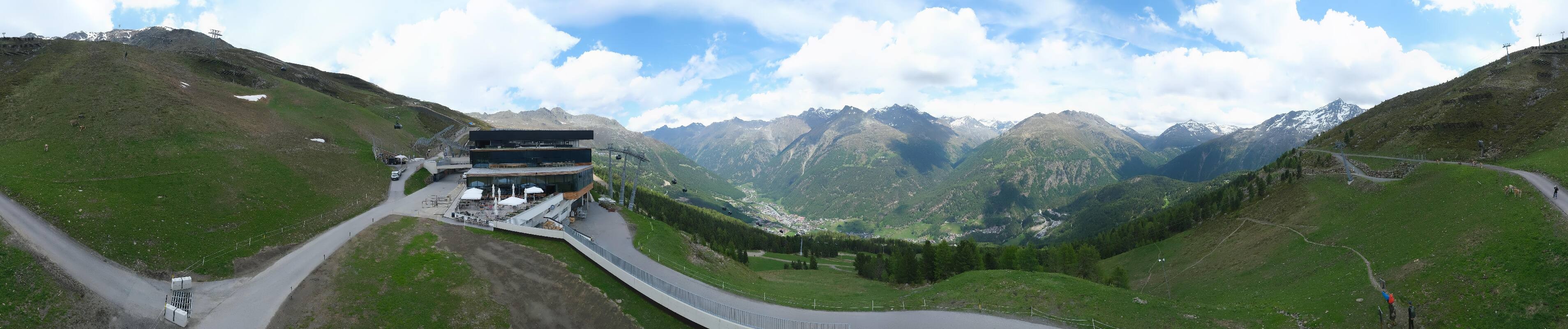 Archiv Foto Webcam Mittelstation Gaislachkogel