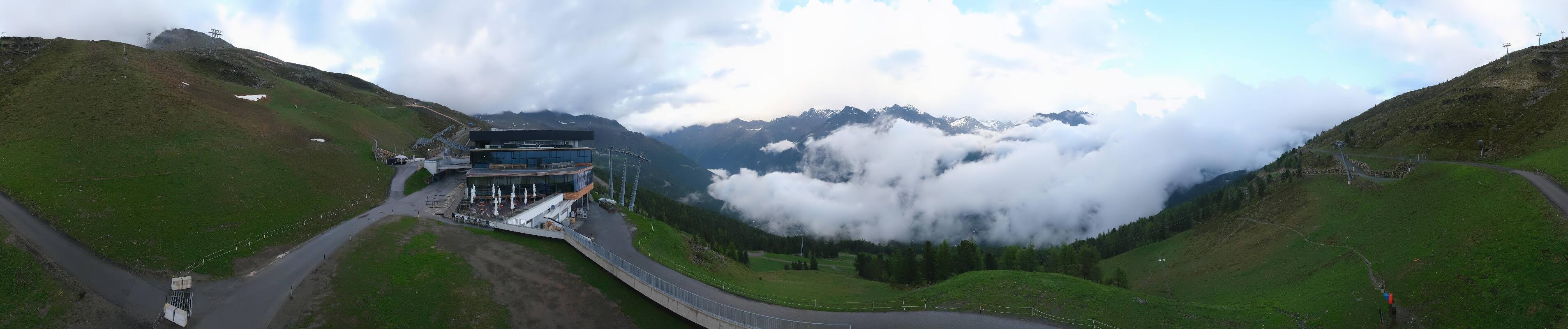 Archiv Foto Webcam Mittelstation Gaislachkogel
