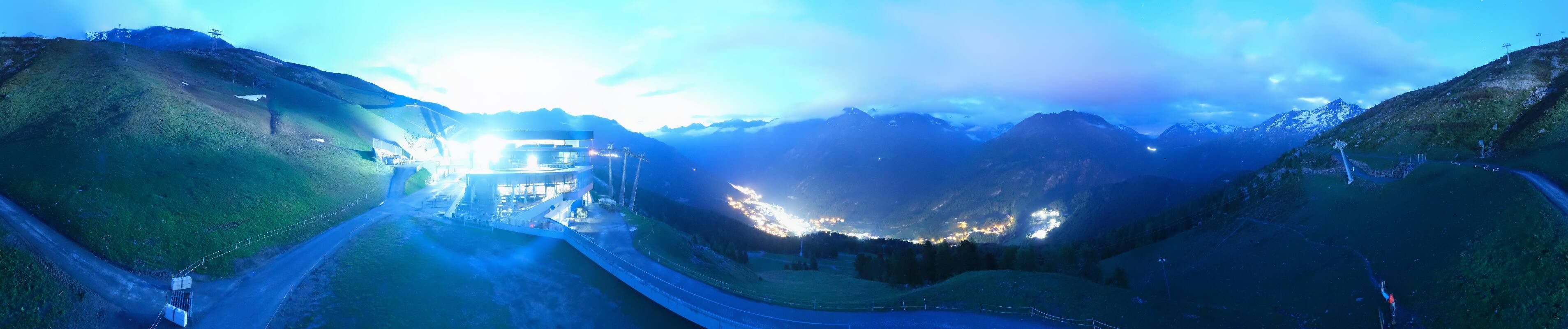 Archiv Foto Webcam Mittelstation Gaislachkogel