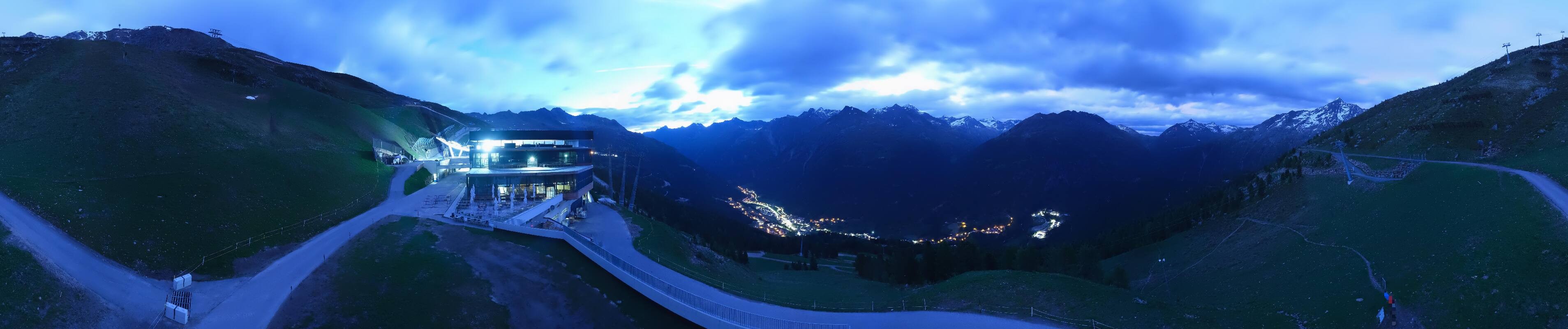 Archiv Foto Webcam Mittelstation Gaislachkogel