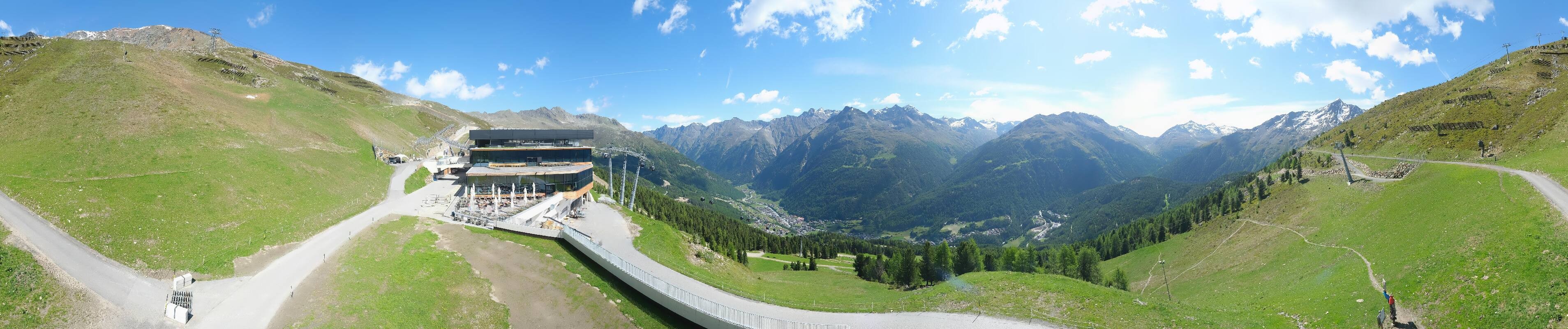 Archiv Foto Webcam Mittelstation Gaislachkogel
