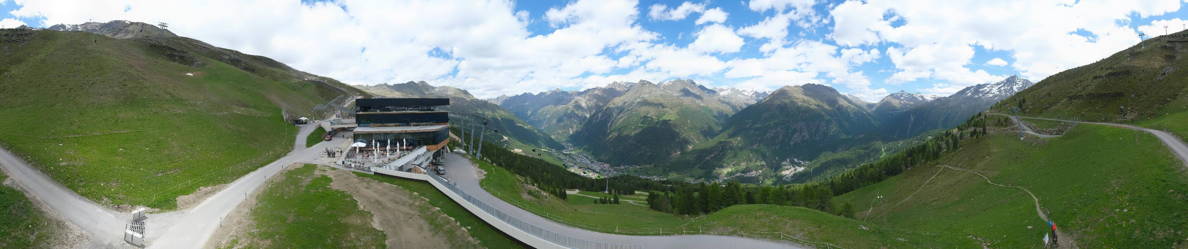 Archiv Foto Webcam Mittelstation Gaislachkogel