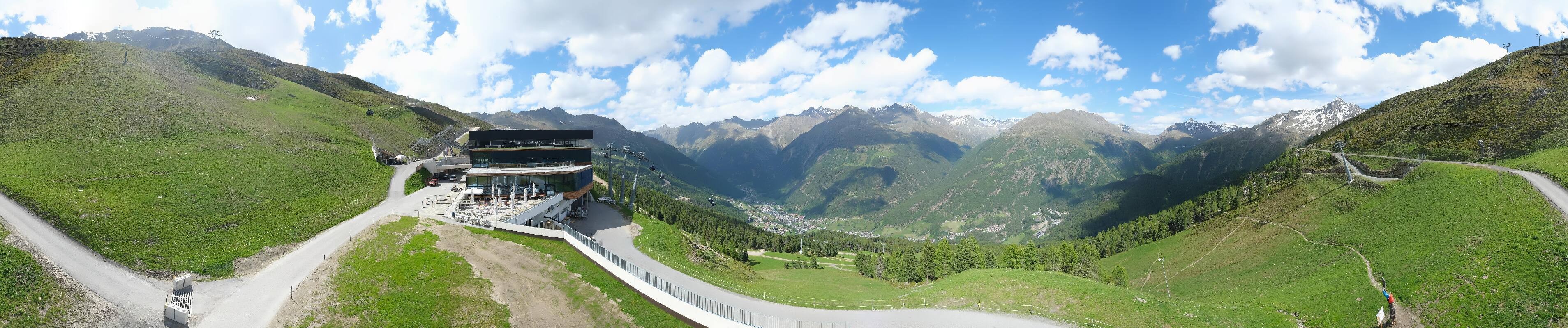 Archiv Foto Webcam Mittelstation Gaislachkogel