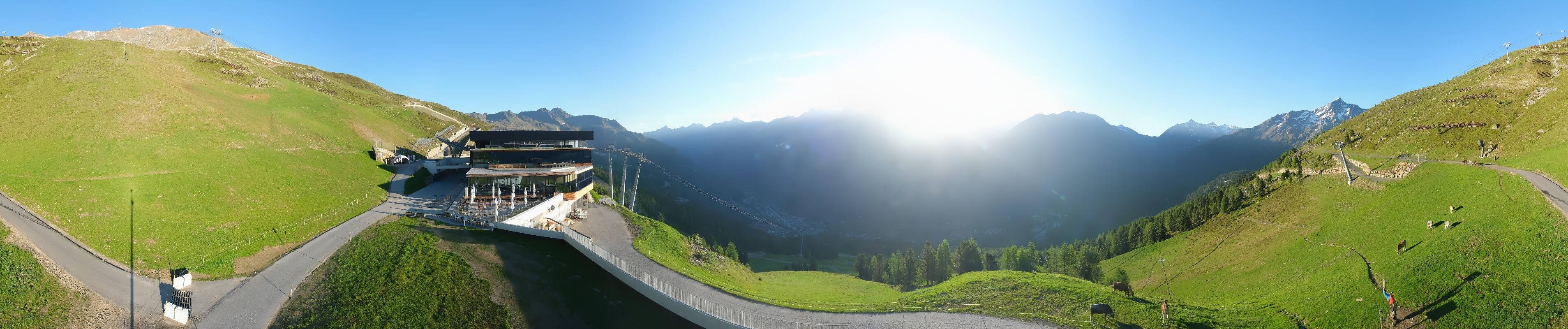 Archiv Foto Webcam Mittelstation Gaislachkogel