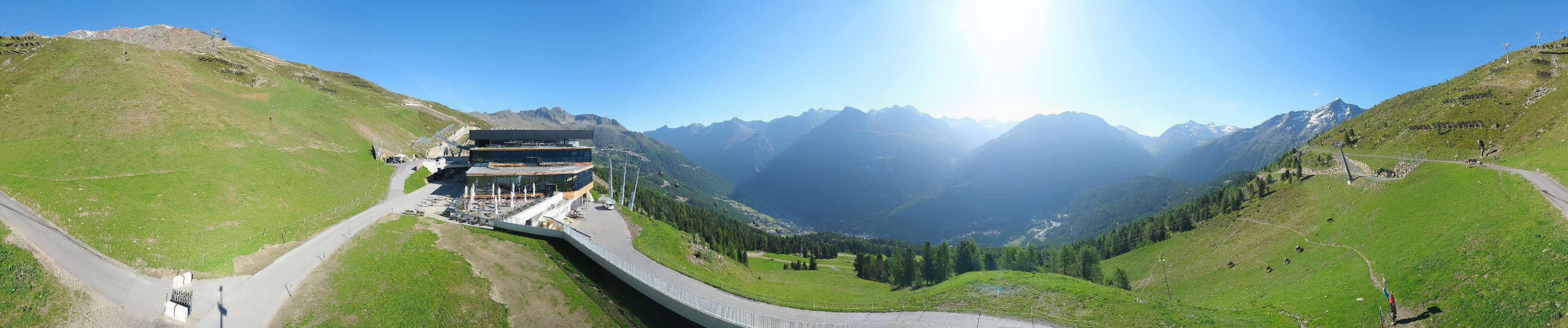 Archiv Foto Webcam Mittelstation Gaislachkogel