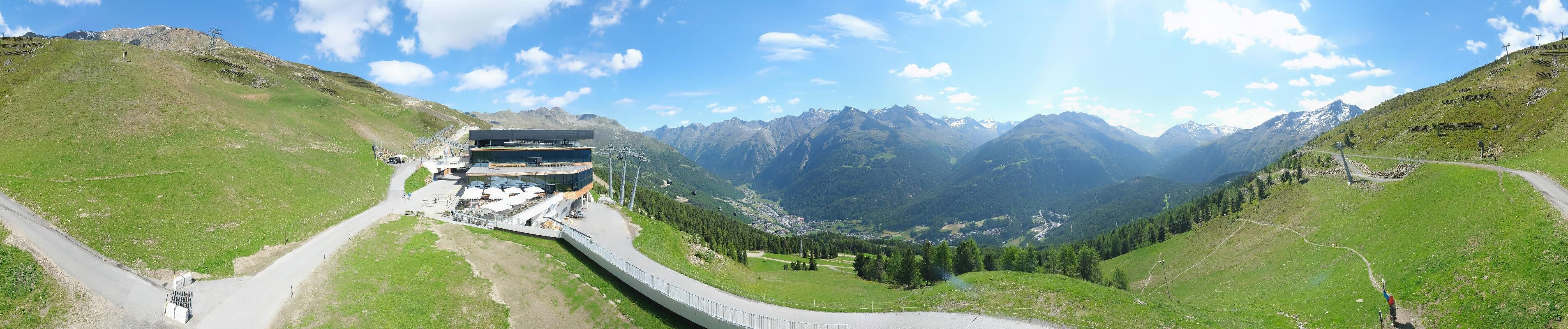 Archiv Foto Webcam Mittelstation Gaislachkogel