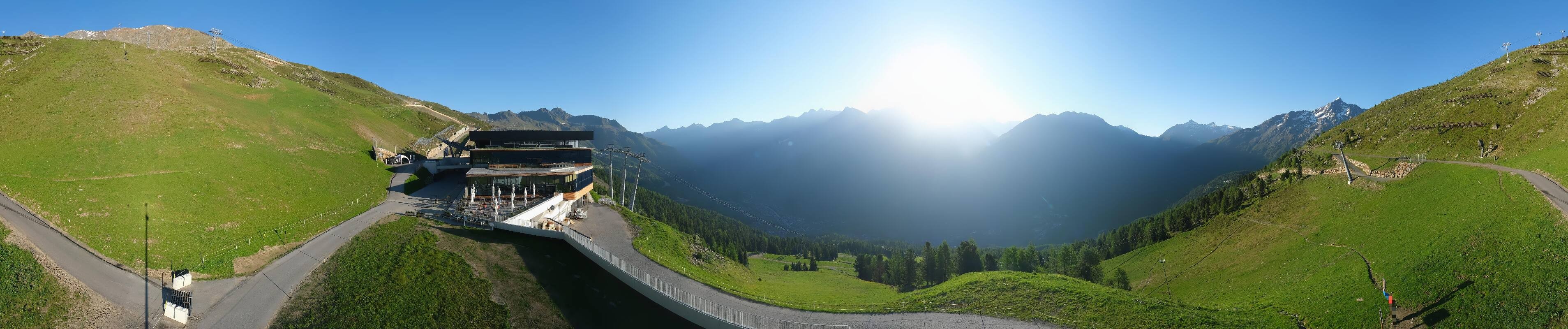 Archiv Foto Webcam Mittelstation Gaislachkogel