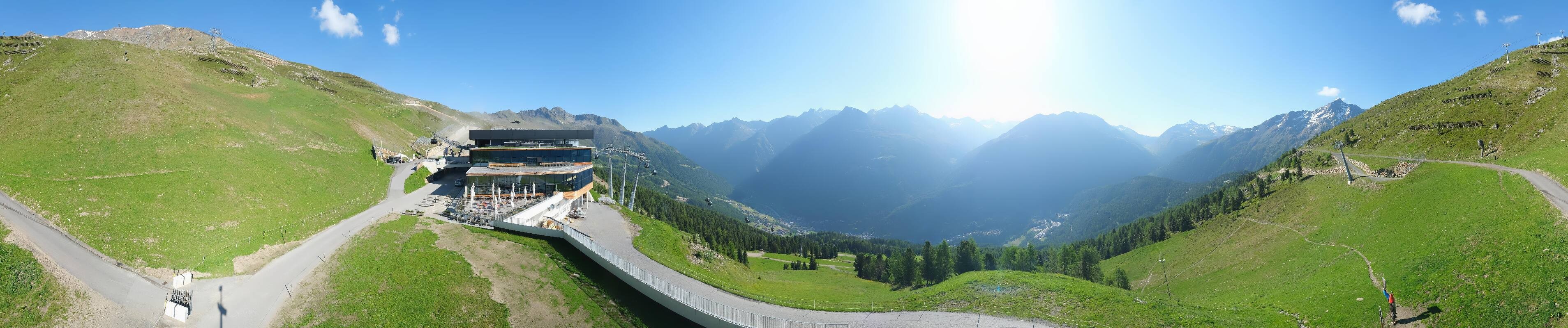 Archiv Foto Webcam Mittelstation Gaislachkogel