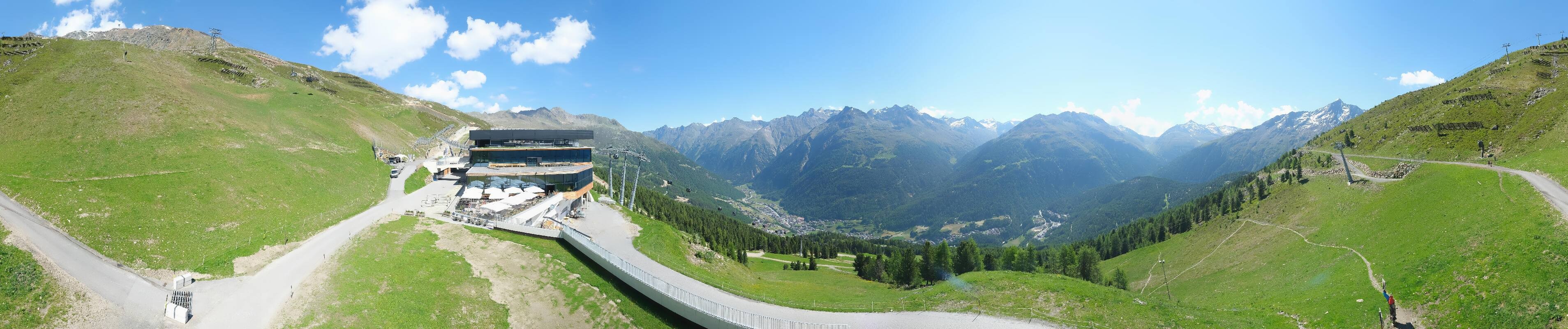 Archiv Foto Webcam Mittelstation Gaislachkogel