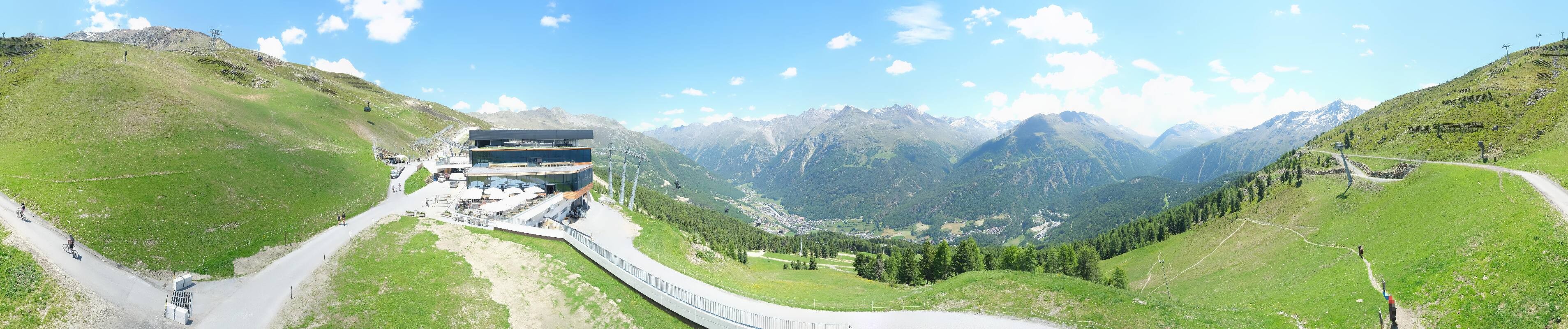 Archiv Foto Webcam Mittelstation Gaislachkogel
