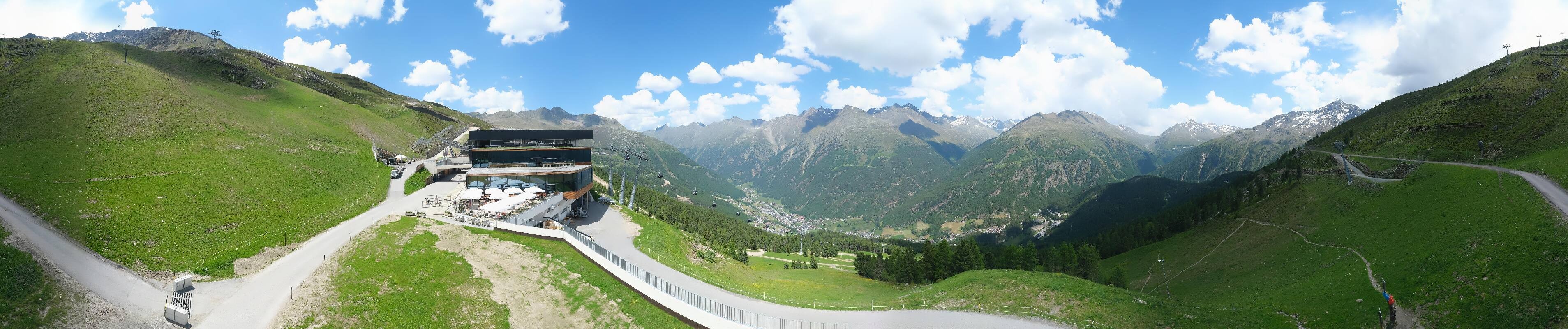 Archiv Foto Webcam Mittelstation Gaislachkogel