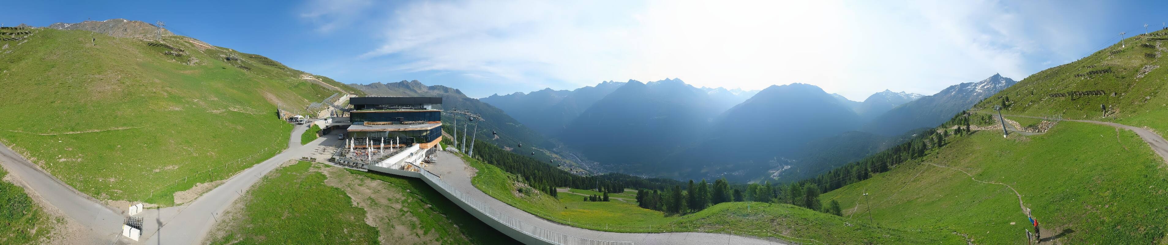 Archiv Foto Webcam Mittelstation Gaislachkogel