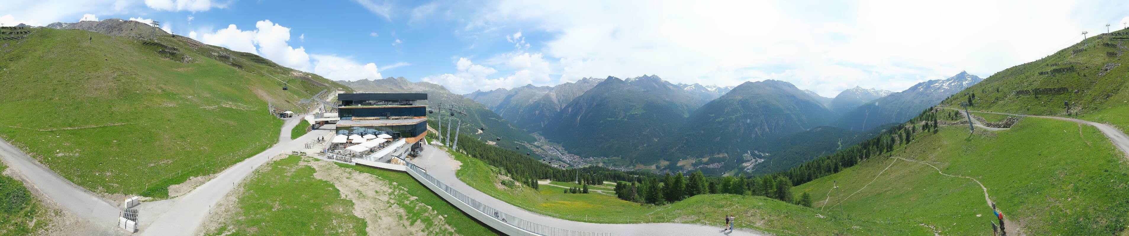 Archiv Foto Webcam Mittelstation Gaislachkogel