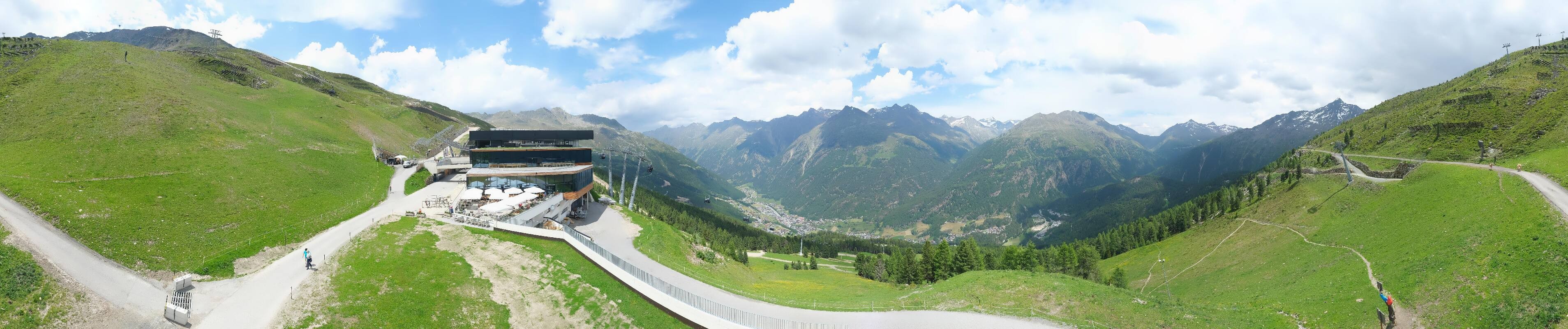 Archiv Foto Webcam Mittelstation Gaislachkogel