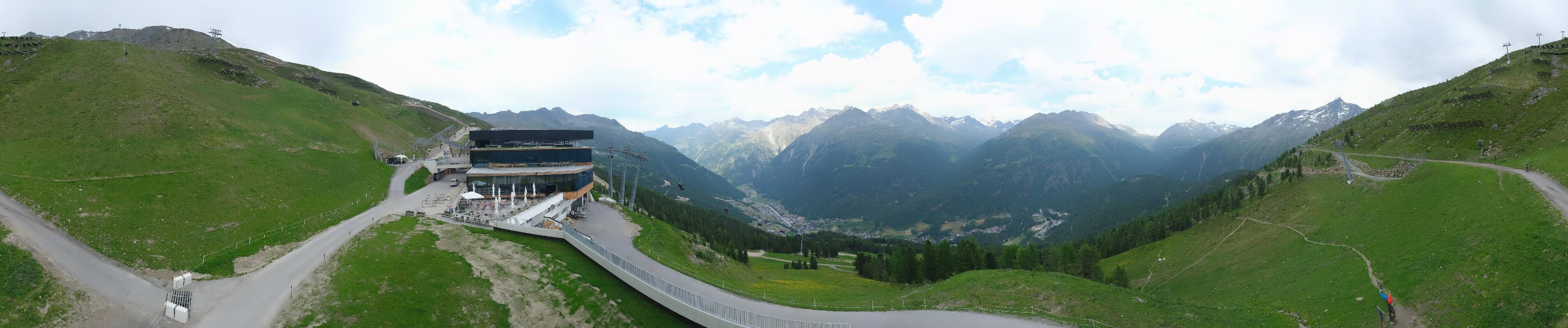 Archiv Foto Webcam Mittelstation Gaislachkogel