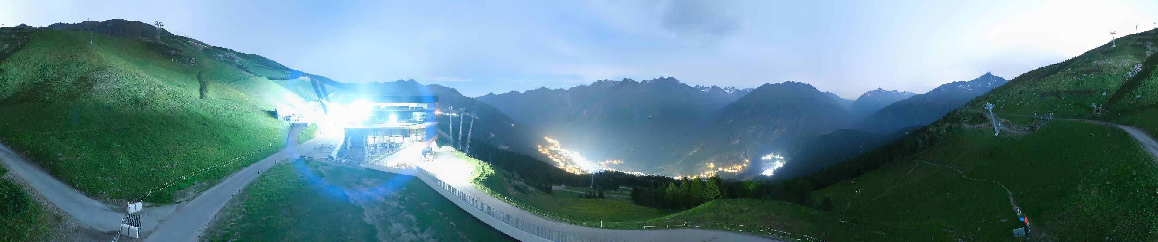 Archiv Foto Webcam Mittelstation Gaislachkogel