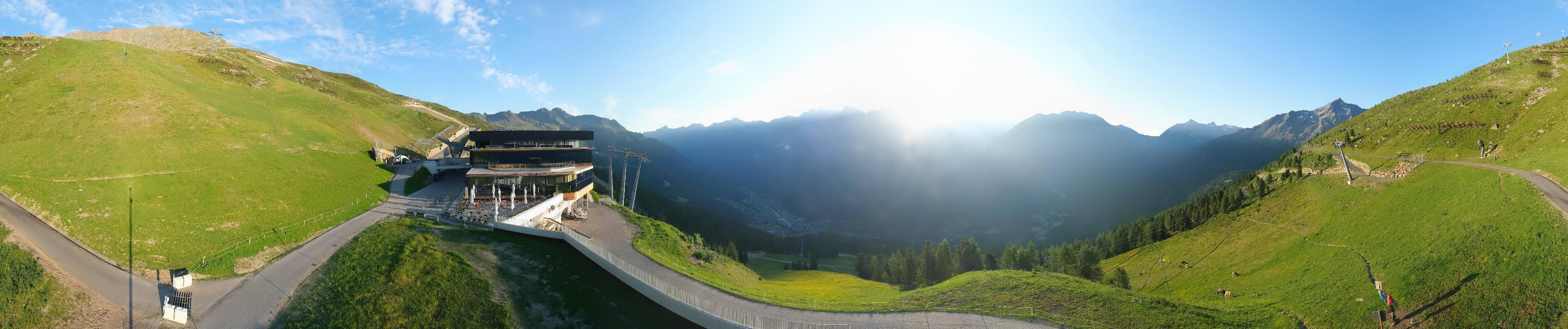Archiv Foto Webcam Mittelstation Gaislachkogel