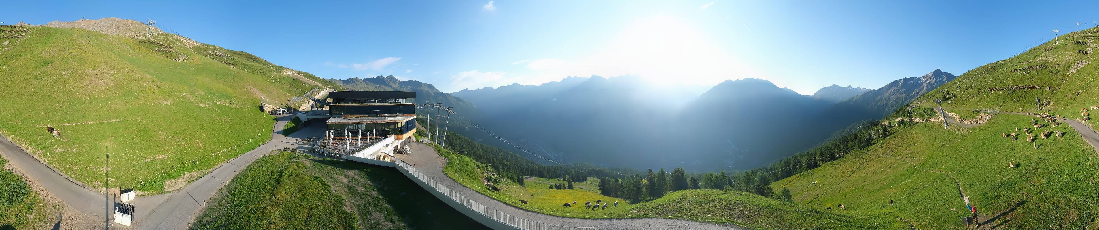 Archiv Foto Webcam Mittelstation Gaislachkogel