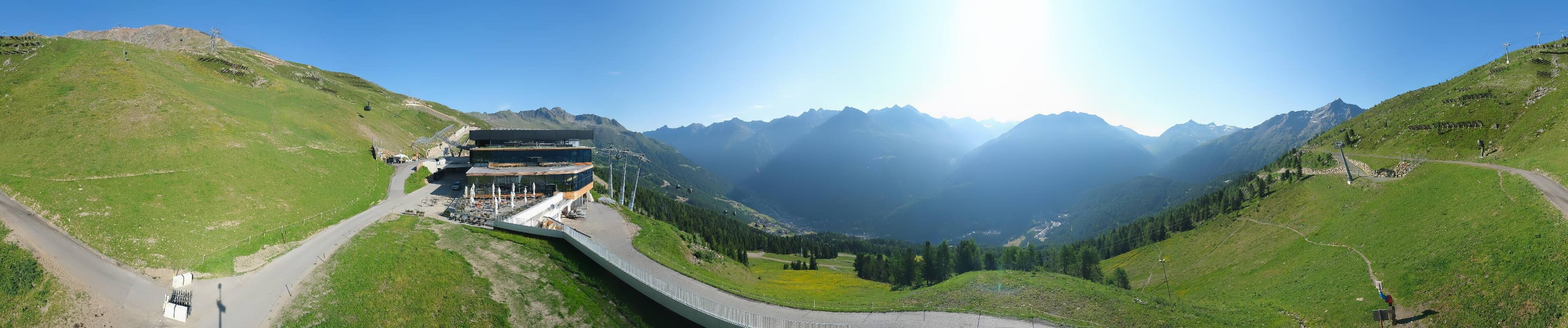 Archiv Foto Webcam Mittelstation Gaislachkogel