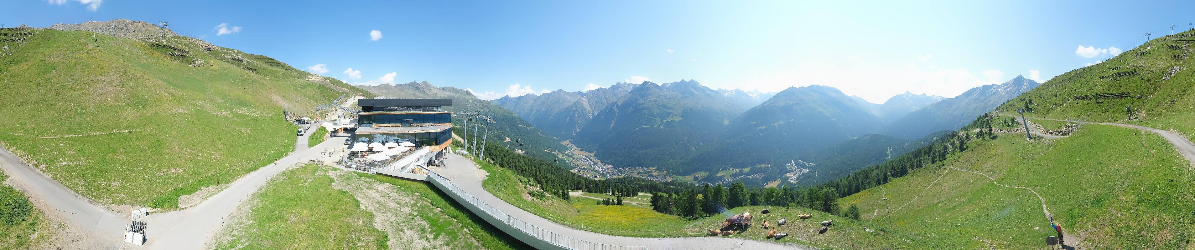 Archiv Foto Webcam Mittelstation Gaislachkogel