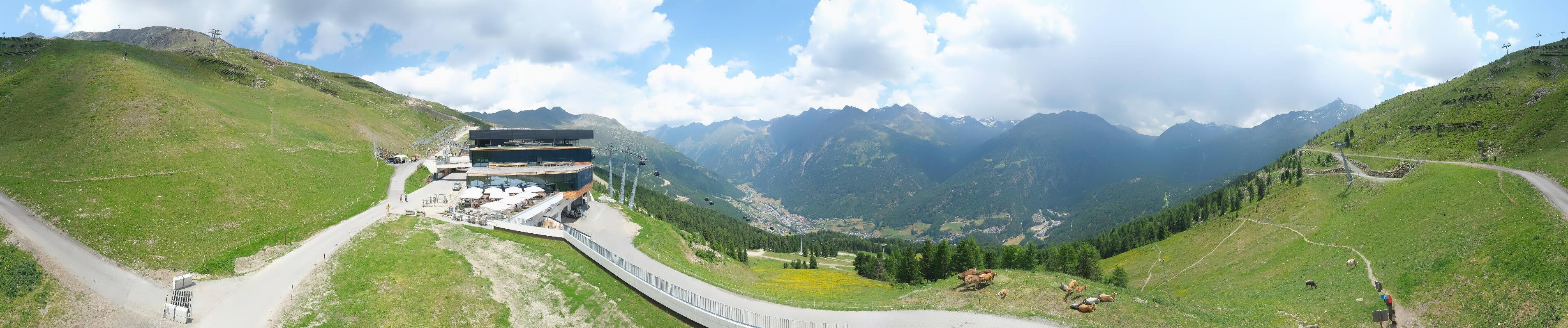 Archiv Foto Webcam Mittelstation Gaislachkogel