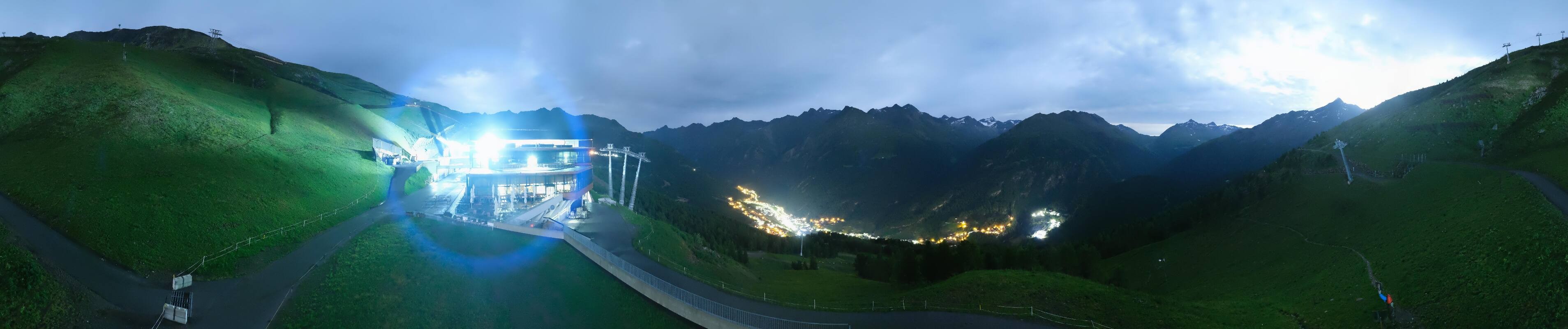 Archiv Foto Webcam Mittelstation Gaislachkogel