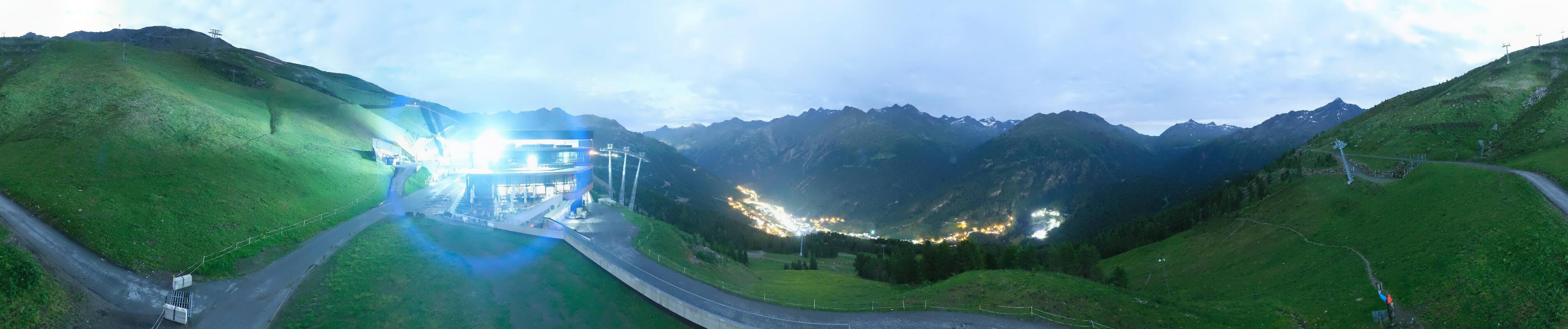 Archiv Foto Webcam Mittelstation Gaislachkogel