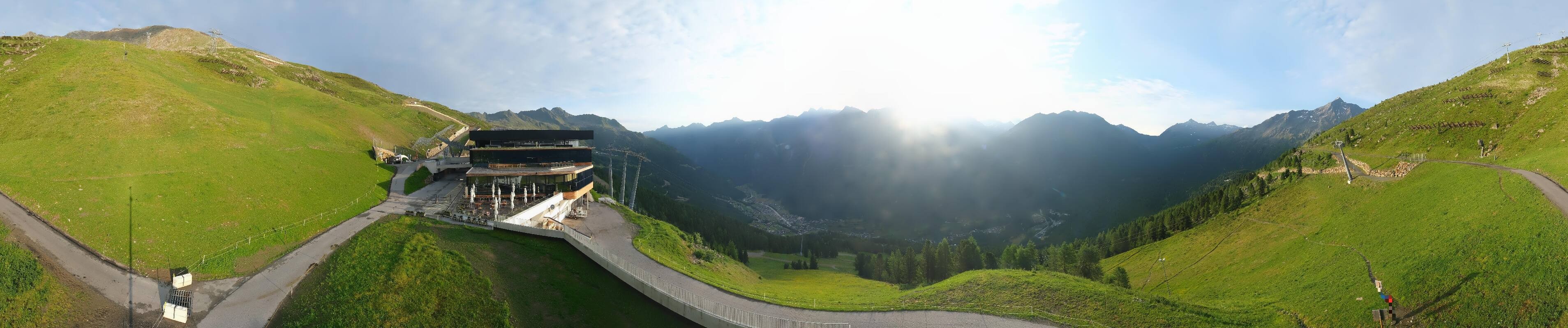 Archiv Foto Webcam Mittelstation Gaislachkogel
