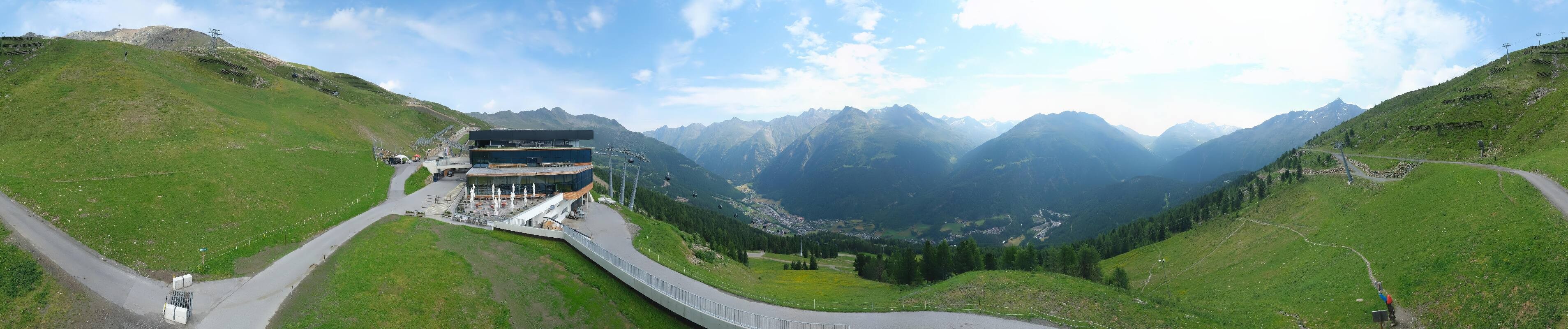 Archiv Foto Webcam Mittelstation Gaislachkogel