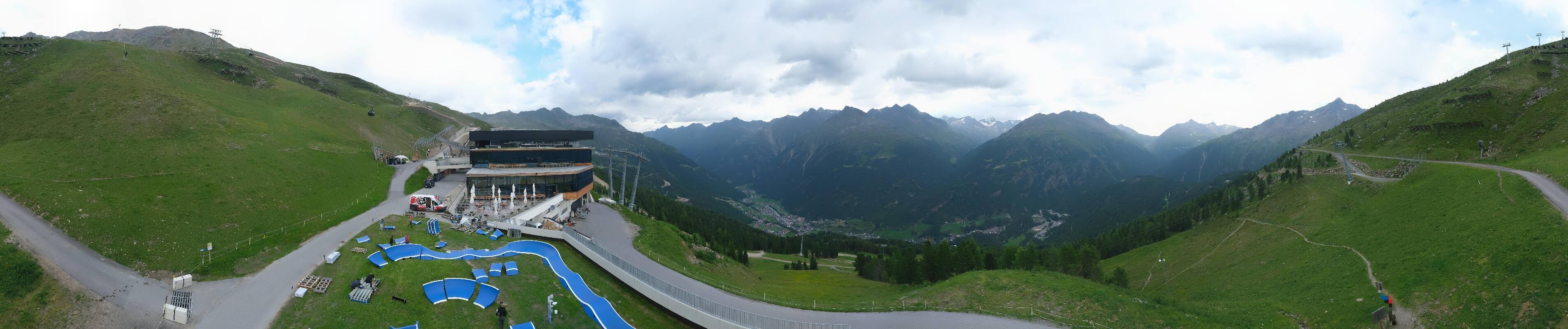 Archiv Foto Webcam Mittelstation Gaislachkogel