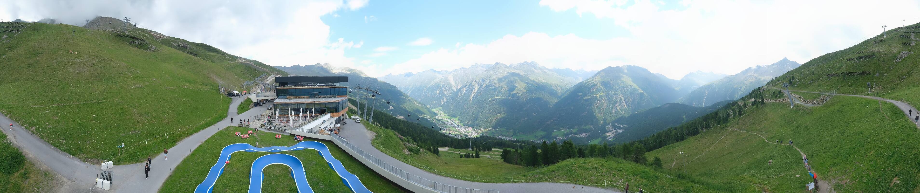 Archiv Foto Webcam Mittelstation Gaislachkogel