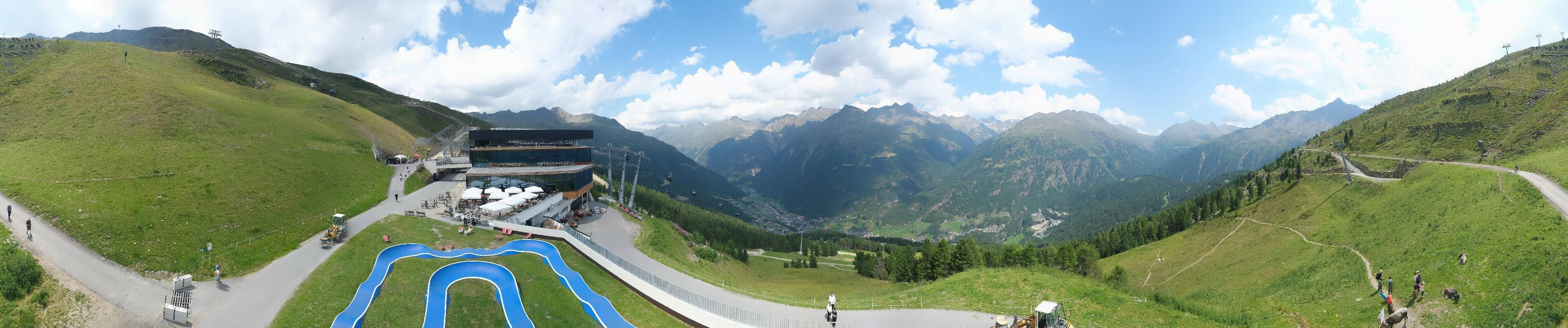 Archiv Foto Webcam Mittelstation Gaislachkogel