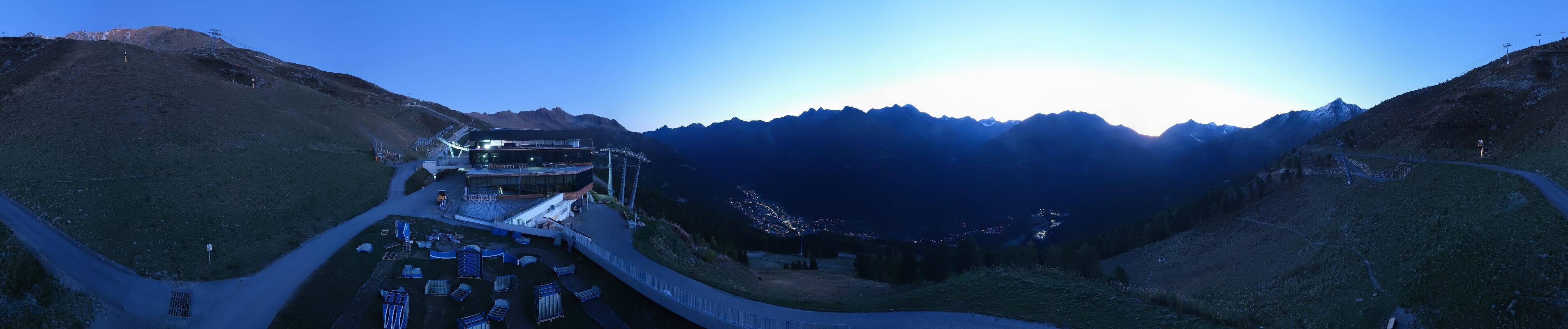 Archiv Foto Webcam Mittelstation Gaislachkogel