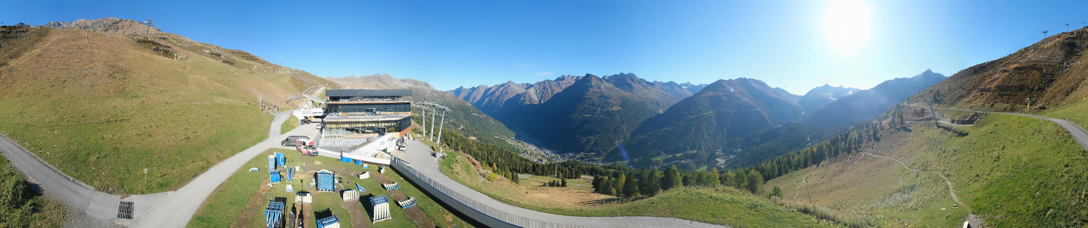 Archiv Foto Webcam Mittelstation Gaislachkogel