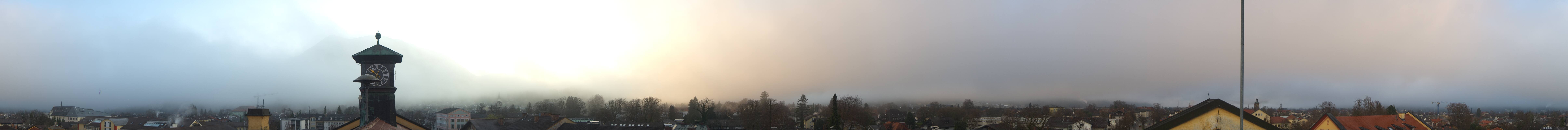 Archiv Foto Webcam Panoramablick Rathaus Garmisch-Partenkirchen