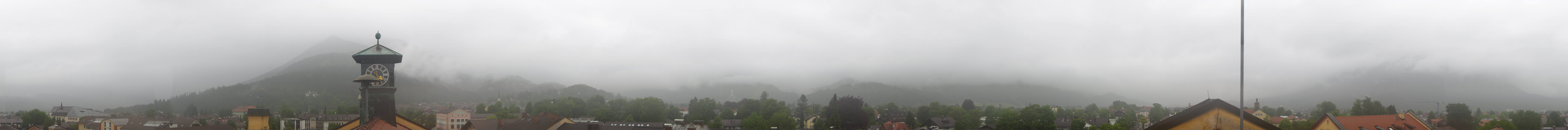 Archiv Foto Webcam Panoramablick Rathaus Garmisch-Partenkirchen