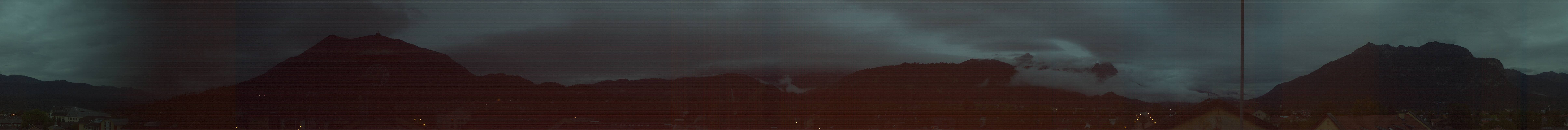 Archiv Foto Webcam Panoramablick Rathaus Garmisch-Partenkirchen