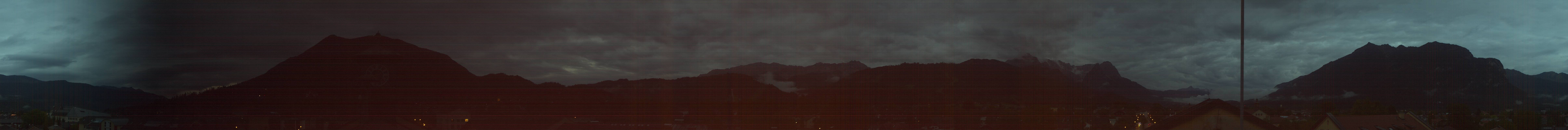 Archiv Foto Webcam Panoramablick Rathaus Garmisch-Partenkirchen