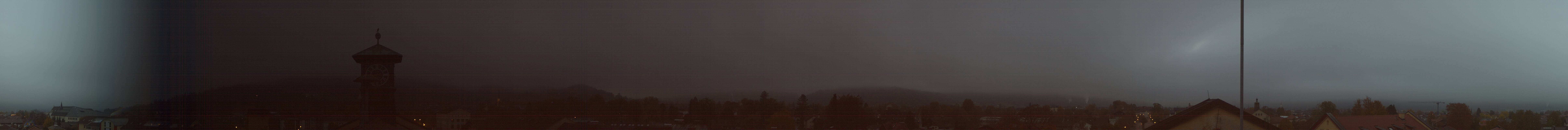 Archiv Foto Webcam Panoramablick Rathaus Garmisch-Partenkirchen