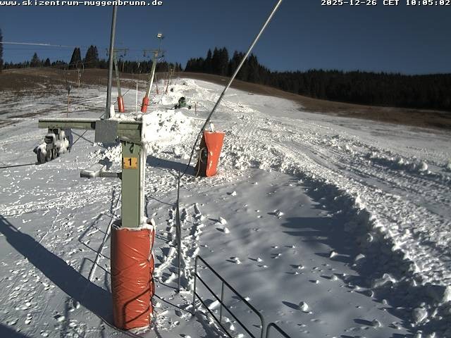 Archiv Foto Webcam Blick auf den Wasenlift bei Muggenbrunn