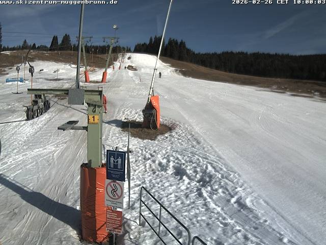 Archived image Webcam View of Wasenlift near Muggenbrunn